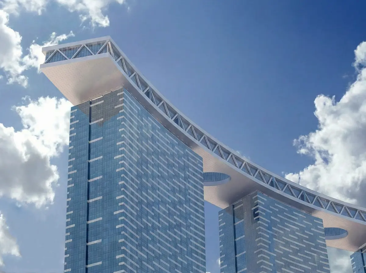 Gate Towers residential complex on Al Reem Island, Abu Dhabi skyline.